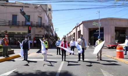 Tere Jiménez arranca obra de rehabilitación de la calle Morelos