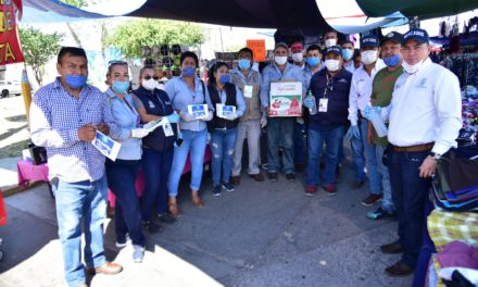 Refuerza municipio medidas de higiene en tianguis por emergencia sanitaria