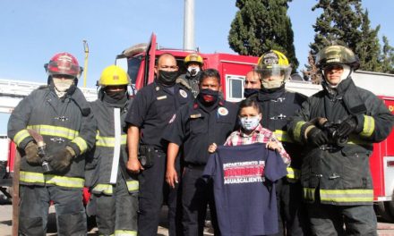 TONY FUE BOMBERO MUNICIPAL POR UN DÍA