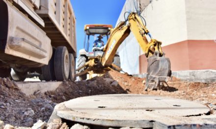 REALIZA MUNICIPIO OBRAS DE MEJORA DE ALCANTARILLADO EN LÓPEZ PORTILLO
