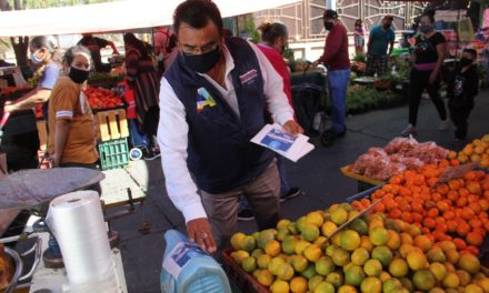 REFUERZA MUNICIPIO DE AGUASCALIENTES ESTRATEGIA DE PREVENCIÓN SANITARIA EN TIANGUIS