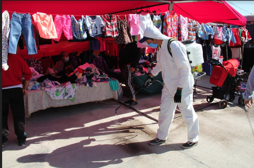 MUNICIPIO REALIZA ACCIONES PERMANENTES DE LIMPIEZA EN TIANGUIS