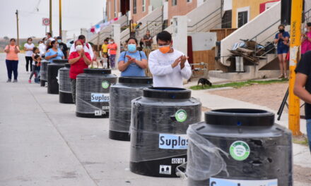 MUNICIPIO DE AGUASCALIENTES ENTREGÓ TINACOS Y CISTERNAS A FAMILIAS DEL ORIENTE DE LA CIUDAD