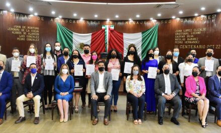 ENTREGAN NOMBRAMIENTOS A TITULARES DE LAS UNIDADES DE TRANSPARENCIA DEL MUNICIPIO DE AGUASCALIENTES
