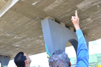 MUNICIPIO REALIZA ESTUDIO DE ESCANEO EN LA ESTRUCTURA DEL PUENTE VEHICULAR DE LA COLONIA MÉXICO