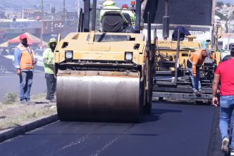 LEONARDO MONTAÑEZ PUSO EN MARCHA OBRA DE REHABILITACIÓN DE VIALIDAD PRINCIPAL EN VNSA