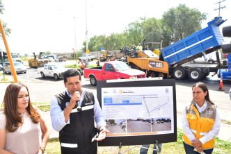 ARRANCA MUNICIPIO OBRA DE COLOCACIÓN DE SOBRECARPETA ASFÁLTICA EN AVENIDA SAN GABRIEL
