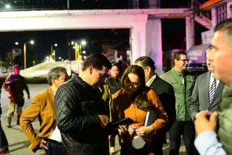 TERE JIMÉNEZ Y LEO MONTAÑEZ ANUNCIAN TRABAJO COORDINADO EN APOYO DE CIUDADANOS AFECTADOS POR EXPLOSIÓN DE PIPA