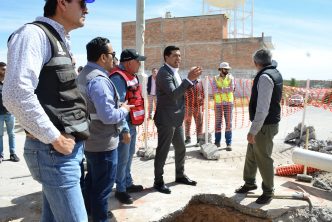 SUPERVISA LEO MONTAÑEZ OBRAS DE REHABILITACIÓN DE RED DE AGUA POTABLE EN MIRADOR DE LAS CULTURAS