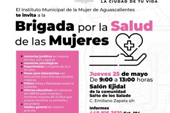 LLEVARÁ A CABO MUNICIPIO LA BRIGADA POR LA SALUD DE LAS MUJERES