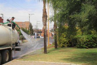 INTENSIFICA MUNICIPIO DE AGUASCALIENTES ACCIONES DE CUIDADO Y MANTENIMIENTO DE CAMELLONES