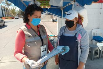 REALIZA MUNICIPIO OPERATIVO DE VIGILANCIA SANITARIA EN EL TIANGUIS DEL PALOMINO DENA