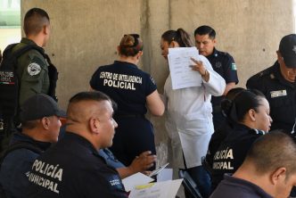REALIZAN ESTA MAÑANA ANTIDOPING SORPRESA A POLICÍAS MUNICIPALES DE AGUASCALIENTES