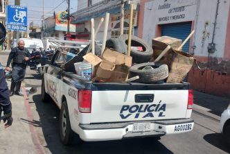 INTENSIFICA POLICÍA VIAL OPERATIVO «FRANELERO” PARA EVITAR OBSTRUCCIÓN DE ESPACIOS EN VÍA PÚBLICA