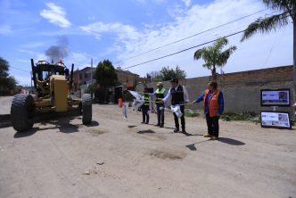 ARRANCA LEO MONTAÑEZ REHABILITACIÓN DE INFRAESTRUCTURA VIAL CON CONCRETO HIDRÁULICO POR 8 MILLONES DE PESOS