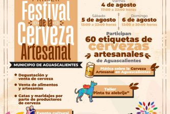 MUNICIPIO CELEBRARÁ EL PRIMER FESTIVAL DE LA CERVEZA ARTESANAL EN AGUASCALIENTES