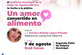 IMMA PRESENTARÁ LA PLÁTICA TITULADA LACTANCIA MATERNA: “UN AMOR CONVERTIDO EN ALIMENTO”