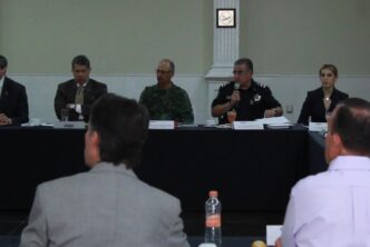 PARTICIPA EL SECRETARIO DE SEGURIDAD PÚBLICA MUNICIPAL EN LA SESIÓN DE LA LÍNEA ESTRATÉGICA DE SEGURIDAD CON EMPRESARIOS