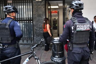 MANTIENE POLICÍA MUNICIPAL DE AGUASCALIENTES APOYO EN TRASLADO DE VALORES