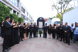 RINDE MUNICIPIO DE AGUASCALIENTES HOMENAJE EN CONMEMORACIÓN AL 448 ANIVERSARIO DE LA FUNDACIÓN DE LA CIUDAD