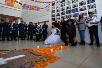 CELEBRARON CONCURSO DE ALTARES DE MUERTOS EN EL INSTITUTO SUPERIOR EN SEGURIDAD PÚBLICA MUNICIPAL DE AGUASCALIENTES