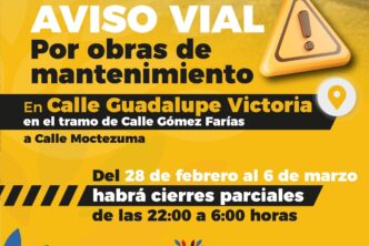 COMIENZA MUNICIPIO TRABAJOS DE REHABILITACIÓN EN LA CALLE GUADALUPE VICTORIA