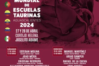 ATENTA INVITACIÓN AL ENCUENTRO MUNDIAL DE ESCUELAS TAURINAS EN AGUASCALIENTES