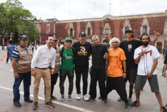 ARRANCA MUNICIPIO DE AGUASCALIENTES EXHIBICIÓN DEL PROGRAMA «ABRIENDO LAS CALLES AL DEPORTE» EN PLAZA DE LA PATRIA