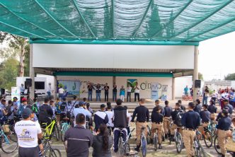 INAUGURA LEO MONTAÑEZ RODADA RALLY “JÓVENES POR EL AGUA”