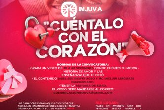 INSTITUTO MUNICIPAL DE LA JUVENTUD ABRE CONVOCATORIA PARA PARTICIPAR EN LA DINÁMICA “CUÉNTALO CON EL CORAZÓN”