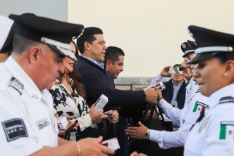 FORTALECEN A LA POLICÍA MUNICIPAL DE AGUASCALIENTES CON NUEVOS UNIFORMES