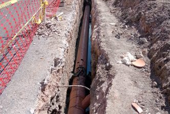 REHABILITÓ MIAA TUBERÍA SANITARIA EN ZONA CENTRO
