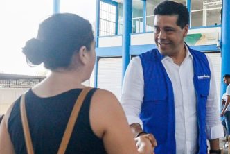 LEO MONTAÑEZ VISITÓ LA DELEGACIÓN SANTA ANITA