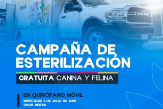 EL QUIRÓFANO VETERINARIO MÓVIL LLEGA A PEÑUELAS Y A LA DELEGACIÓN POZO BRAVO