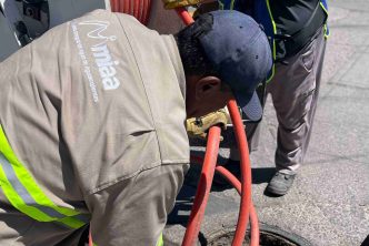 CONTINÚA MIAA CON ACCIONES PREVENTIVAS Y DE MANTENIMIENTO AL ALCANTARILLADO POR TEMPORADA DE LLUVIAS