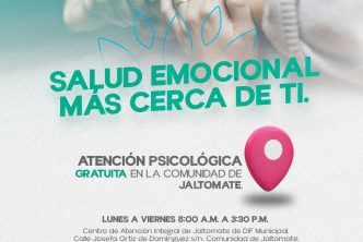 IMASAM AMPLÍA SUS SERVICIOS DE ATENCIÓN PSICOLÓGICA PRESENCIAL EN LA COMUNIDAD JALTOMATE