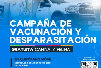 QUIRÓFANO VETERINARIO MÓVIL MUNICIPAL LLEGARÁ A POCITOS Y COLINAS DEL RÍO