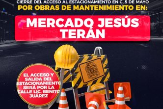 INICIA MUNICIPIO TRABAJOS DE MEJORA EN ACCESO AL ESTACIONAMIENTO DEL MERCADO JESÚS TERÁN