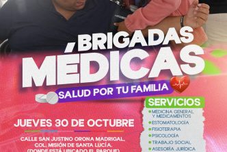 LLEVA DIF MUNICIPAL DE AGUASCALIENTES BRIGADAS MÉDICAS GRATUITAS A VNSA Y MISIÓN DE SANTA LUCÍA