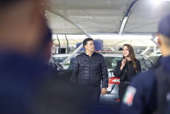 ENCABEZA LEO MONTAÑEZ PASE DE LISTA Y REVISTA EN EL C4 MUNICIPAL