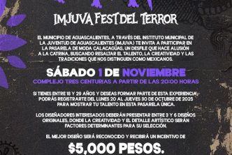 INVITAN A PARTICIPAR EN EL “CALACAGÜAS IMJUVA FEST DEL TERROR”