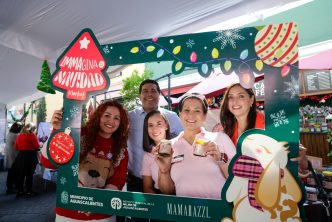 RECORRE LEO MONTAÑEZ EL MERCADO «IMMAGINA TU NAVIDAD» EN VENUSTIANO CARRANZA