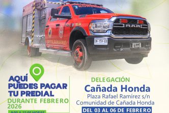 HABILITA MUNICIPIO PAGO DE PREDIAL EN LA DELEGACIÓN CAÑADA HONDA