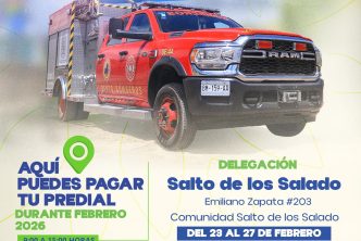 ACERCA MUNICIPIO DE AGUASCALIENTES MÓDULO TEMPORAL PARA EL PAGO DEL PREDIAL EN LA DELEGACIÓN SALTO DE LOS SALADO