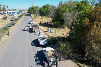 MUNICIPIO DE AGUASCALIENTES LLEVA A CABO MEGA OPERATIVO DE LIMPIEZA Y DESMALEZADO AL SUR DE LA CIUDAD