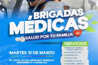 REALIZARÁ DIF MUNICIPAL BRIGADA MÉDICA EN INFONAVIT MORELOS