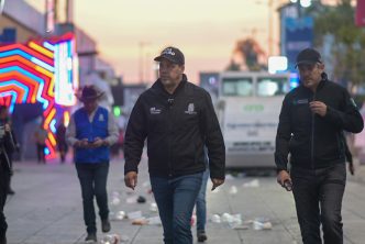 ENCABEZA LEO MONTAÑEZ PRIMER OPERATIVO DE LIMPIEZA DEL PERÍMETRO DE LA FERIA NACIONAL DE SAN MARCOS 2026