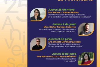 INVITA IMPLAN A CICLO DE CONFERENCIAS CONMEMORATIVAS POR SU 25 ANIVERSARIO