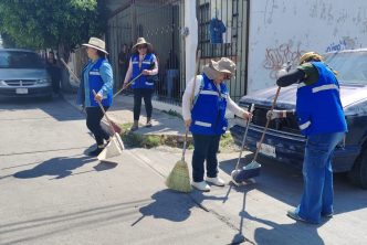 MUNICIPIO DE AGUASCALIENTES LLEVÓ A CABO UN MEGA OPERATIVO DE LIMPIEZA AL ORIENTE DE LA CIUDAD