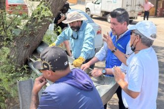 MUNICIPIO DE AGUASCALIENTES REALIZA JORNADA DE LIMPIEZA INTENSIVA EN EL ARROYO EL CEDAZO